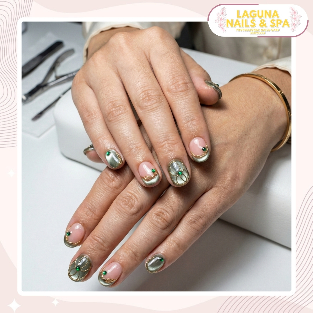 Laguna Nails & Spa nail work in Mount Pleasant, Wisconsin